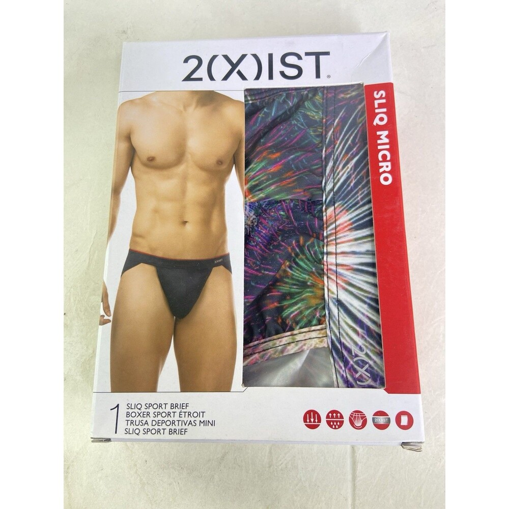 2xist Sliq Micro Sport Brief Underwear Multicolor Mens Size L